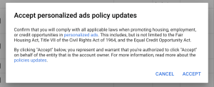 targeting update for housing industry google ads