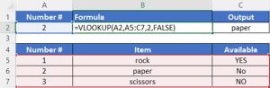 vlookup for excel