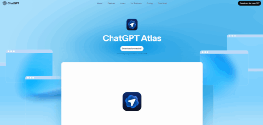ChatGPT Atlas browser launched in October 2025