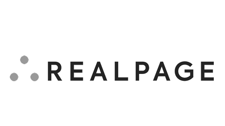 The image features the Synapse logo with three dots forming a triangle and the word "REALPAGE" in uppercase letters.