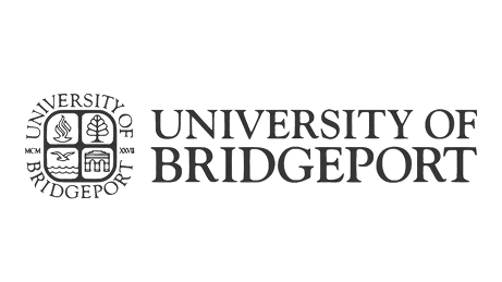 The image features the Synapse-University of Bridgeport logo with a circular emblem and the university's name in black text.